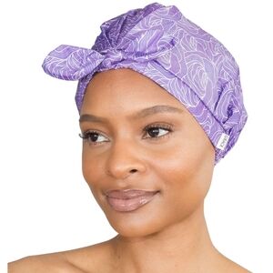 GRACE & COMPANY Luxury Shower Cap For Women - 100% Waterproof, Reusable, Washabl